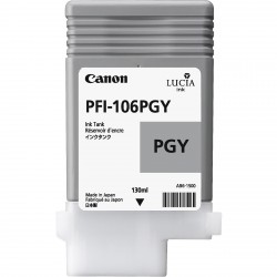 Cartouche d'encre CANON Gris Photosensible PFI-106 PGY 130Ml
