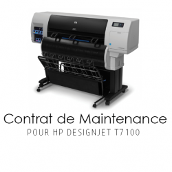 Contrat de maintenance 1 an pour HP T7100